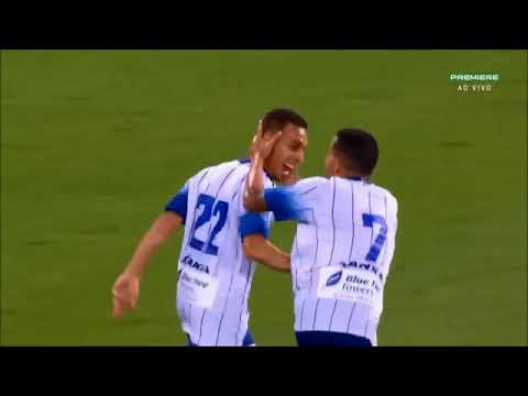 Gol do Santo André contra o Palmeiras