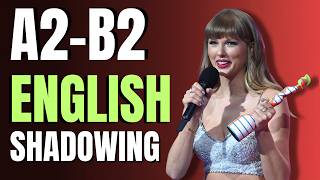 Learn English with Taylor Swift — Shadowing Practice Ep.9 🌟🎤🏆