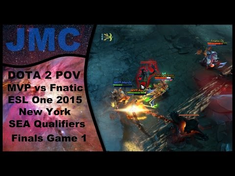DOTA 2 MVP vs Fnatic (ESL One New York 2015, SEA Qualifiers Finals Game 1)