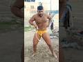 Indian Bull Wrestler Wearing A Langot Viralvideo Shortvideo Desihomegym Motivation Trending
