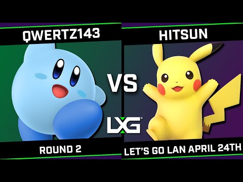 qwertz143 (Kirby) vs Hitsun (Game & Watch/Pikachu) - LXG Let's Go LAN April 24th