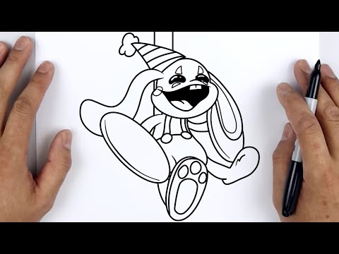 HOW TO DRAW BUNZO BUNNY | Poppy Playtime: Chapter 2 / Friday Night Funkin (FNF) - Easy Step By Step