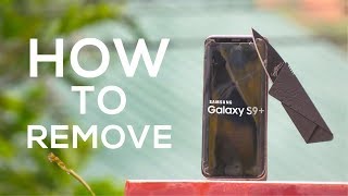 How To Remove Whitestone Dome Screen Protector on Galaxy S9/Plus!
