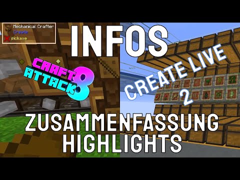 Urutox INFOS Create Live 2, Craft Attack 8 usw. :D
