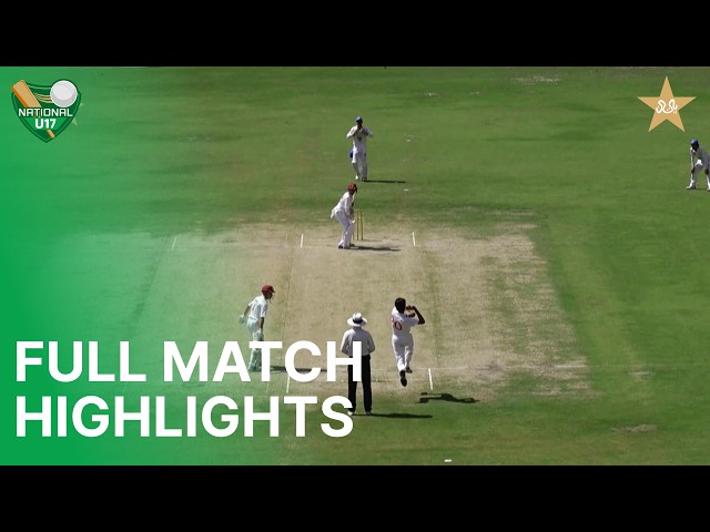 Full Highlights | Karachi (W) vs Multan Region | National Under-17 Cup 2025-26 | Day2 | MZD1T