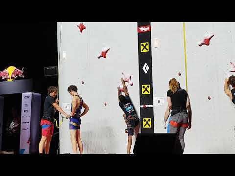 Adam Ondra 9.31 seconds IFSC World Championships - Innsbruck 2018 - Speed - Qualification
