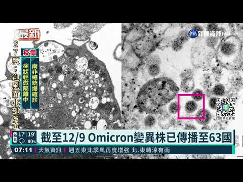 Omicron比Delta易傳染 引發症狀較輕微