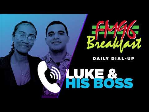 FM96 Breakfast With Penny & Tristan Get's A Call From  Luke & His Boss