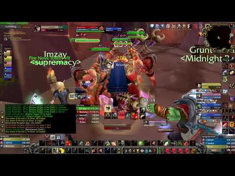 Heroic Rampart - TBC Classic Prot war tank pov melee group
