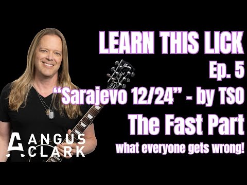 Learn This Lick Ep. 5 - the Fast Run at the end of Sarajevo 12/24 by TSO