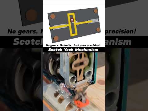 This Mechanism Converts Rotary to Linear Motion! 😲 #mechanism #engineering #motion #3ddesign #3d