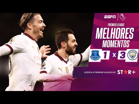 Gols e lances de Everton x Manchester City