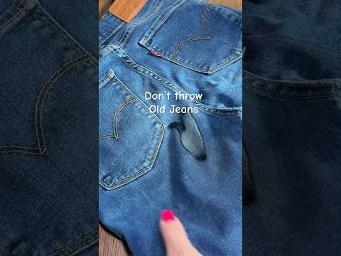 Trying a viral hack to fix a bleach stain on my jeans #shortvideo #laundryhack #cleaning #hack #tip