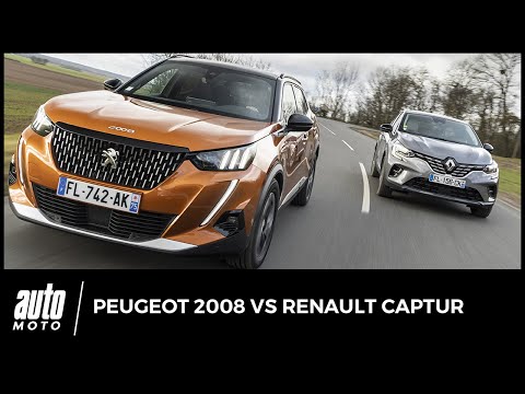 Peugeot 2008 vs Renault Captur : duel en diesel