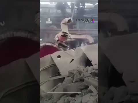 Worker killed in furnace explosion fire at Indian recycling plant | AJ #shorts