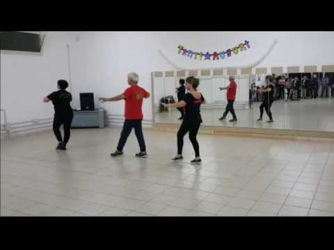 Ballo di gruppo 2017 cumbia brividi e musica coreo Raffaella Selleri e Claudio Ballantino