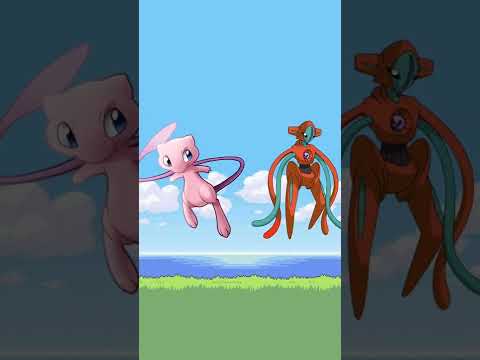 Mew Vs Legendary / Mythical | Pokemon #pokemon #shorts #pokemez #whoisstrongest #edit