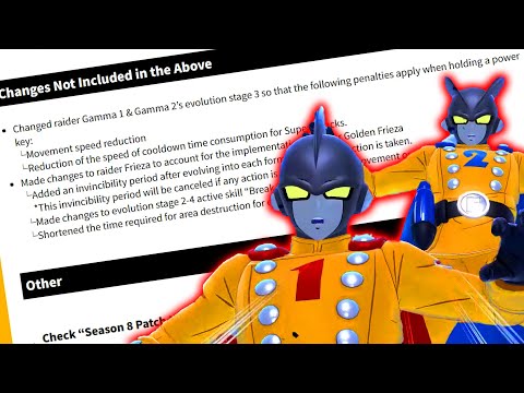 THE SEASON 8 BALANCE ADJUSTMENTS ARE HERE