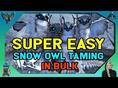 ARK EXTINCTION: Super Easy Snow Owl Taming In BULK