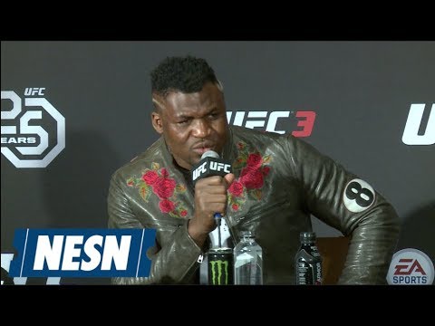 Francis Ngannou UFC 220 Full Post-Fight News Conference