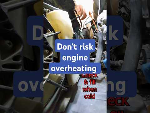 Check your engine coolant level #preventivemaintenance