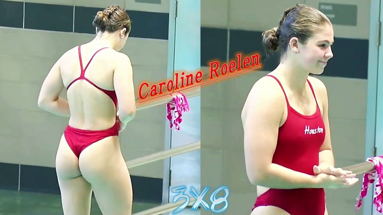 Women's Diving | Caroline Roelen | 1m 3m springboard highlights #diving #tuffi #sports #watersports
