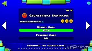 preview picture of video 'GEOMETRICAL DOMINATOR NIVEL COMPLETO 3 MONEDAS YELSIN EL PRO'
