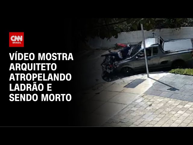Arquiteto reage a assalto, atropela ladrão e é morto em SP | CNN NOVO DIA