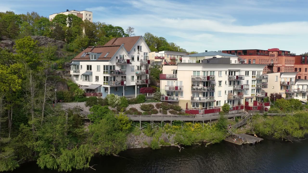 3 rum Lägenhet på Winborgs väg 43 Nacka - Järla Sjö Nacka kommun - video
