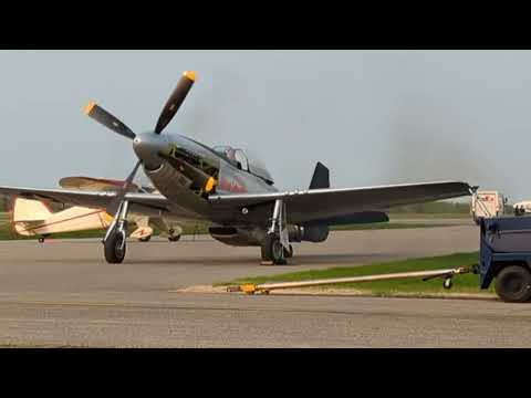 P-51D start-up after maintenance.  You’ll never see this happen again