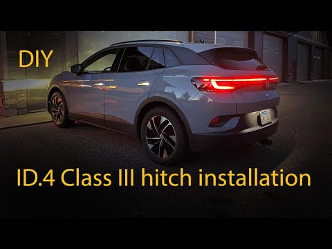 Volkswagen ID.4 Class 3 draw-tite receiver trailer hitch installation diy