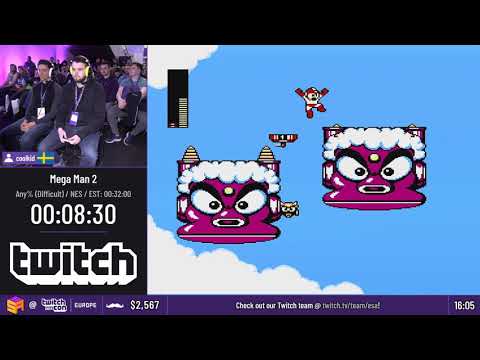#TwitchConEU19 Speedruns - Mega Man 2 [Any% (Difficult)] by coolkid