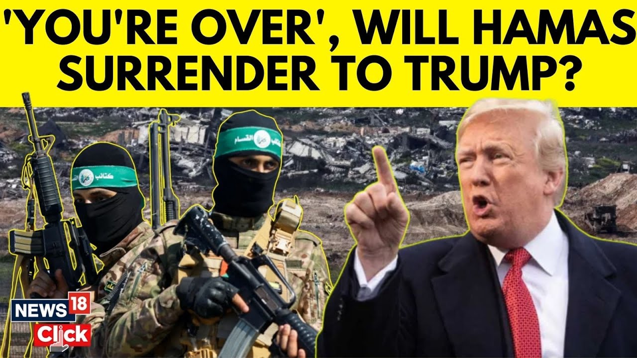 YT VOD TRUMPS ULTIMATUM TO HAMAS PKG,xcode mix,6399