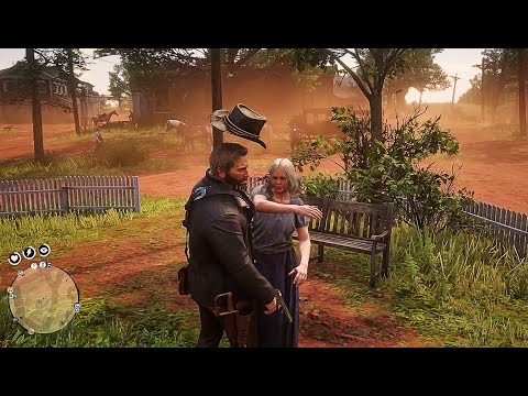 Rdr2 - This woman regretted slapping Arthur
