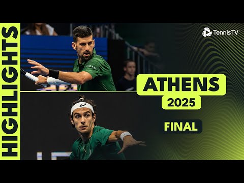 Novak Djokovic vs Lorenzo Musetti For The Trophy! | Athens 2025 Final Highlights