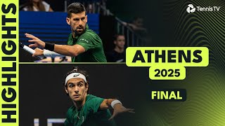 Download lagu Novak Djokovic vs Lorenzo Musetti For The Trophy! | Athens 2025 Final Highlights mp3