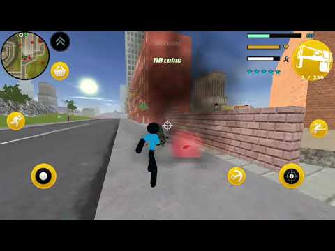 Police Stickman Rope Hero Strange Crime #1 (by Panther Games LLC) - Android Gameplay HD