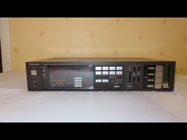 Amplificateur AM/FM Stéréo tuner qualité Technics modèle SA-350 in Stereo Systems & Home Theatre in Trois-Rivières