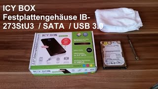 ICY BOX Festplattengehäuse 2,5" IB 273 Series