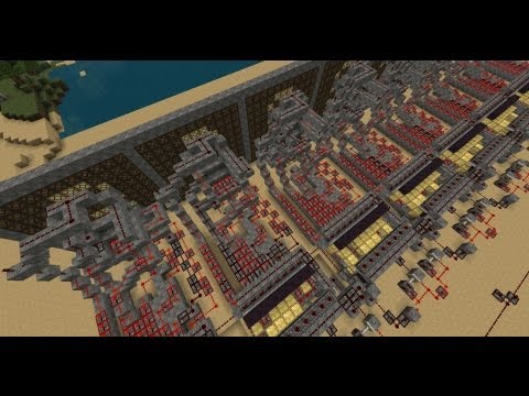 DudelCraft - Minecraft Redstone Creation - Redstone Lamp counter