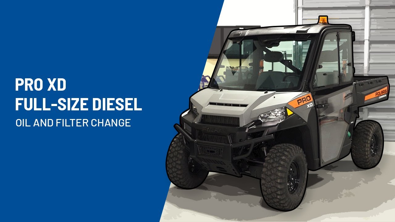2019-2024 Pro XD Full-Size Diesel Oil and Filter Change | Polaris ...