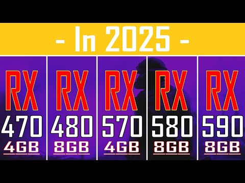 RX 470 против RX 480 против RX 570 против RX 580 против RX 590 — в 2025 году