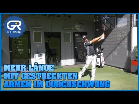 GESTRECKTE ARME FÜR MEHR GESCHWINDIGKEIT IM DURCHSCHWUNG - GOLF SCHWUNG TECHNIK