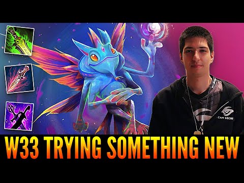 👉 W33 Is Trying Something New - Picking Puck Mid And Showing Very High Skill - Dota 2