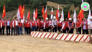 Lễ khởi công 84 Nhà Chữ thập đỏ tại xã Trung Sơn, huyện Quan Hóa, tỉnh Thanh Hóa