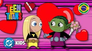 Terra e Mutano: a história de amor deles! 💚💛 | Teen Titans em Português 🇧🇷 @DCKidsBrasil