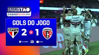 São Paulo 2 x 1 Primavera: confira os gols do jogo na narração de Cleber Machado