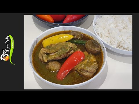 Delicious chicken spinach soup recipe (Ghana Abunu abunu)