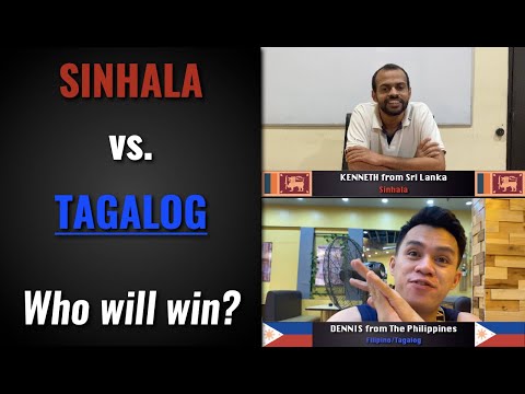 Sinhala vs. Tagalog: Who Will Win?