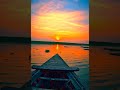 Sunset Orange And Sky Blue Travel Sky Shorts